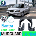 for Hyundai Elantra 2001~2006 XD 2002 2003 2004 2005 Car Fender Mudguard Mud Flaps Guard Splash Flap Car Accessories black