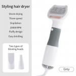3 in1 Pet Dog Dryer Quiet Dog Hair Dryers and Comb Brush Grooming Kitten Cat Hair Comb Puppy Fur Blower Low Noise Temprature