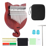 Animacinio katės formos 17 tonų kalimba nyk&scaron;čiu pianinas &scaron;velnesnio tono muzikos instrumentas pir&scaron;tų pianinas