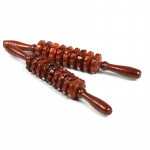 Wood Stick Massager Roller Body Muscle Physio Trigger Point refleksologijos įrankis CB 3C raudona