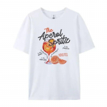 Aperol Spritz Retro kokteilių grafiniai mar&scaron;kinėliai moterims Mieli alkoholinių gėrimų mar&scaron;kinėliai Laisvi medvilniniai marginti mar&scaron;kinėliai Unisex vintažinė geriausia dovana M