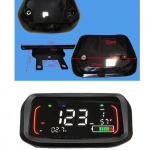 48V&ndash;72V spalvingas LCD ekrano matuoklio valdymo skydelis, skirtas EBike elektriniam paspirtukui with bracket & windshield