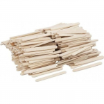 Creotime b&acirc;tonnets de glace en bois 5,5 cm 400 pi&egrave;ces