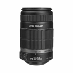 Canon EF-S 55-250mm f/4-5.6 IS II priartinantis objektyvas juoda