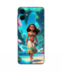 Coque de t&eacute;l&eacute;phone - Maniacase - Samsung Galaxy A06 - VAIANA ART ANIME - Silicone - Souple