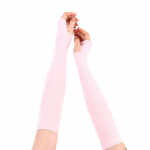 Ice Silk Sleeve Apsauginis kremas nuo saulės, rankogalių rankogalis UV apsauga nuo saulės apsaugantis nuo slydimo vasaros jodinėjimas lauke rožinė