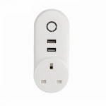 WiFi i&scaron;manusis maitinimo ki&scaron;tuko adapteris, elektros lizdas, ES, JAV, AU, JK, GE lizdas, USB, laikmatis, nuotolinis valdymas per Smartlife programėlę, Alexa, Google Home UK PLUG