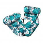 Pripučiamas baseino plūduras su augalų ra&scaron;tu, poilsio kėdė suaugusiems, plaukiojantis vandens hamakas, pripučiami baseino makaronai maudymosi vakarėliui, vasaros vandens paplūdimyje, ežero pramogoms mėlyna