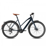 Fafrees F700W miesto elektrinis dviratis, 250W, 36V 10Ah, 700x42C padanga, Shimano 9 pavarų, IPX4 atsparus vandeniui, greitai įkraunamas lengvas E-dviratis suaugusiems 36V 250W 10Ah tamsiai mėlyna spalva