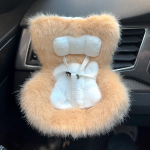 Labubu Automobilinė kėdutė 17cm Kawaii Pliu&scaron;inis Saugos Sėdynė Automobilio Oro I&scaron;leidimo Angos Dekoracija Kawaii Anime Lėlė Automobilio Salono Dekoras Kūrybinės Dovanos
