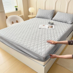 Vandeniui atsparus neslystantis dygsniuotas paklodės užvalkalas-čiužinio apsauga 180*220cm Fitted Sheet [Fits 5-28cm Mattress]