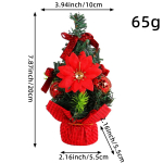 20 cm Mini Kalėdinė Eglutė Stalui Stalo Dekoracija Maži Vakarėlio Papuo&scaron;imai Dovana Namų Dekoracija Vakarėliui Pasidaryk Pats Festivalio Reikmenys 20 cm auksas