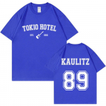 Roko grupė Tokio Hotel Kaulitz mar&scaron;kinėliai Vyri&scaron;ki mados laisvalaikio mar&scaron;kinėliai trumpomis rankovėmis Hip Hop Punk Dideli mar&scaron;kinėliai Unisex gatvės apranga 4XL