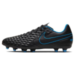 Nike Tiempo Legend 8 Club FG MG Juodi &Scaron;viesiai Foto Mėlyni Vyri&scaron;ki Sportbačiai Cyber AT6107-090 40