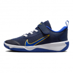 Nike Omni Multi-Court PS Midnight Navy Saturn Gold Vaikų sportbačiai Mėlyni Balti Hyper-Royal DM9026-404 28