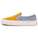 Vans Slip-On Velūriniai Laisvalaikio Lengvi Žemakulniai Riedlenčių Batai Unisex Sportbačiai Geltoni Mėlyni VN0A5HYQA0Q 36