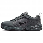 Nike Air Monarch 4 amortizuojantys, kvėpuojantys, lengvi kasdieniai bateliai vyri&scaron;ki pilki sportbačiai 415445-020 42.5 pilka spalva