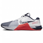 Nike Metcon 8 Balti Karmazininiai Obsidiano Vyri&scaron;ki Sportbačiai Ry&scaron;kiai-Karmazininiai DO9328-101 38.5
