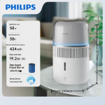 Philips HU5710/10 drėkintuvas be rasos CN ki&scaron;tukas (adapteris įtrauktas)