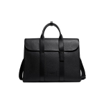 Coach Gotham 39 Atverčiamas krep&scaron;ys ne&scaron;iojamam kompiuteriui, pagamintas i&scaron; akmens ra&scaron;to odos ir rafinuotos ver&scaron;io odos, didelis vyri&scaron;kas krep&scaron;ys, juodas C5318-JIBLK Basic Set (Bag+Dust Bag)