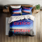 Individualus patalynės komplektas Personalizuokite savo nuotrauką bet kokią, kokią norite Sukurkite savo patalynės stilių 135x200cm
