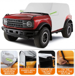 Vir&scaron;utinė pusės automobilio danga Ford Bronco 2 durų/ 4 durų 2021-2023 m., Vandeniui atspari pusės stogo apsauginė danga Lauko Sniego Lietaus Dulkių