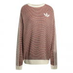 Adidas Originals FW25 &Scaron;ventinis rinkinys Megztas laisvo kirpimo dryžuotas megztinis Unisex megztinis KQ6291 S