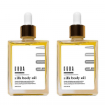 2x GODA &scaron;ilkinis kūno aliejus, Goda parfumuotas aliejus, vonios ir du&scaron;o aliejus lygiai, sudrėkintai odai - 50ml