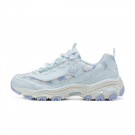 Skechers DLites 1.0 Patogūs universalūs madingi žemi &bdquo;tėčio&ldquo; tipo batai moterims sportbačiai &Scaron;viesiai mėlyni 150552-LTBL 36