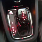 LED DSG Pavarų perjungimo rankenėlė Odinė Lenktyninė Sportinė VW Passat B7/B8 Golf 7 Mk6 GTI/GLI for MK2 Teramont Polo Octavia 3 15*6*9CM raudona
