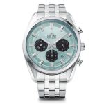 [Orient] Orient Stretto RN-TX0304L Saulės Chronografas - Dangaus Mėlynumo white