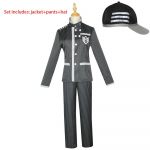 Anime Danganronpa V3 Saihara Shuichi Detektyvo Uniformos Skrybėlė Cosplay Kostiumas Pilnas Rinkinys Helovino &Scaron;ventės Apranga L&Other