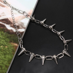 1 vnt Spike Rivet Punk Collar karoliai Goth Rock Biker Link Chain Choker papuo&scaron;alai 21-50CM