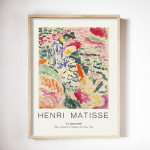 Vintažiniai Henri Matisse'o retro sienų meno plakatai ir spaudiniai Abstrakčios drobės spaudiniai Vintažiniai plakatai smėlio spalvos sienų nuotraukos Namų dekoras A4 21x30cm No Frame