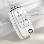 TPU automobilio raktų dangtelio laikiklis, skirtas Volkswagen VW Bora Polo Tiguan Jetta Passat B5 B6 B7 Golf Beetle, skirtas Skoda Octavia priedams