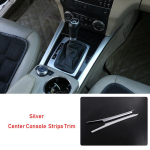 Armrest Box Side/ Rear outlet/Cup holder panel Decoration frame Strip Trim For Mercedes Benz GLK X204 2008-2015 Option F gray