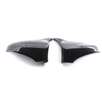 Car Rearview Side Mirror Covers Replace For Lexus GS L10 ES XV60 RC / RC F sport IS XE30 Carbon Look Paste Directly Mirror carbon look black
