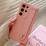 Poros rie&scaron;o dirželio dėklas, skirtas Samsung S23 S22 Ultra S20 S21 FE A14 A24 A34 A54 A13 A23 A33 A53 a51 A50/iphone 15 14 13 Pro Max mink&scaron;tas telefono laikiklio dangtelis iphone 7 8 balta
