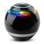 LED ne&scaron;iojamas mini belaidis belaidis &bdquo;Bluetooth&ldquo; garsiakalbis &bdquo;Hi-Fi&ldquo; su žemųjų dažnių garsiakalbiu viduje ir lauke. TF muzikos grotuvas, skirtas &bdquo;iPhone&ldquo; / &bdquo;Android&ldquo; juoda