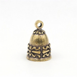 Varpelio pakabukas &bdquo;Jingle Bell&ldquo; žalvarinis senovinis raktų pakabukas, skirtas dovanų dekoravimui, pakabinamam ornamentui ONESIZE