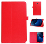 Atverčiami dėklai, skirti Samsung Galaxy Tab A6 10.1 S6 Lite P610 P615 P613 P619 PU odiniam stovui i&scaron;manusis dangtelis S6 Lite 10.4 2022 P613 raudona