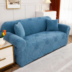 Tamprūs pliu&scaron;iniai žakardo sofos užvalkalai sofos užvalkalams sofos užvalkalai baldų apsauga, mink&scaron;ta su neslystančiu elastiniu užvalkalu XLarge(235-300cm)