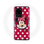 Coque pour Samsung Galaxy S20 Ultra Minnie Mouse Dessin anim&eacute; Rouge