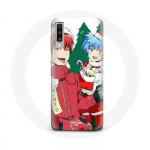 Coque pour Samsung Galaxy A50 Karma et Nagisa Assassination Classroom Anime Christmas day