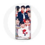 Coque pour Samsung Galaxy A10 BTS Affiche Memebers Cadeau de No&euml;l 2023
