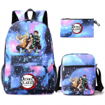 Anime Demon Slayer kuprinė Sharingan paaugliams Studentų mokyklinė krep&scaron;ys berniukui mergaitei atgal į mokyklą Uzumaki didelės talpos animacinių filmų krep&scaron;iai