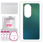 apgo Protective Skin Sticker for the back compatible with Huawei P50, Wrap Film, Foil, Vinyl - Pattern Carbon Chameleon CAKA1