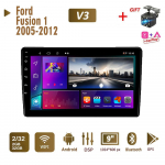 2Din Android automobilinis radijas Ford Fusion 1 2005-2012 m. Multimedija Carplay Auto WIFI Pagrindinis įrenginys Stereo Navigacija 2+32GB 2+32GB