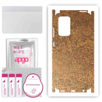 apgo Protective Skin Sticker for the back+sides compatible with Samsung Galaxy A52s 5G, Full Wrap Film, Foil, Vinyl - Pattern Rusty Copper