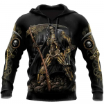 Vintage Skull 3D Print Hoodie Vyri&scaron;ki / Moteri&scaron;ki Laisvalaikio madingi gobtuvai Vaiki&scaron;ki megztiniai Megztiniai Didelio dydžio unisex vyri&scaron;kas paltas